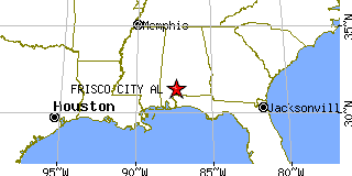 Frisco City, Alabama (AL) ~ population data, races, housing & economy