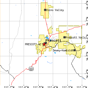 Prescott Arizona Az Population Data Races Housing Economy