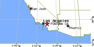 Fontana, California (CA) ~ population data, races, housing & economy