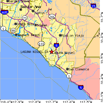 Laguna Niguel, California (CA) ~ population data, races, housing & economy