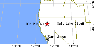 Oak Run, California (CA) ~ population data, races, housing & economy