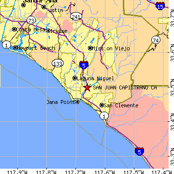 San Juan Capistrano California Ca Population Data Races
