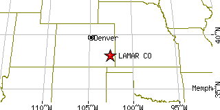 Lamar, Colorado (CO) ~ population data, races, housing & economy