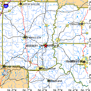 Woodbury, Georgia (GA) ~ population data, races, housing & economy