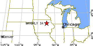 Waverly, Iowa (IA) ~ population data, races, housing & economy