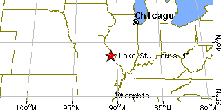 Lake St. Louis, Missouri (MO) ~ population data, races, housing & economy