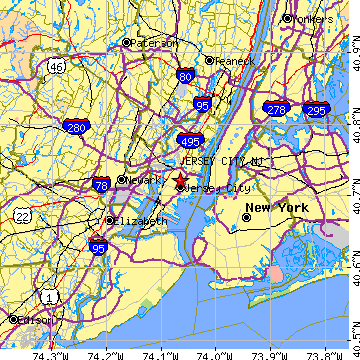 Jersey City, New Jersey (NJ) ~ population data, races, housing & economy