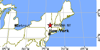 Ravena, New York (NY) ~ population data, races, housing & economy