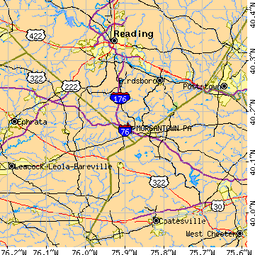 Morgantown pa map
