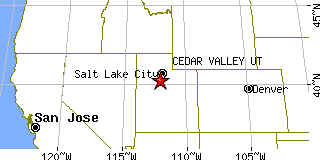 Cedar Valley, Utah (UT) ~ population data, races, housing ...